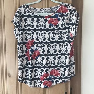 Loft linen pattern T-shirt